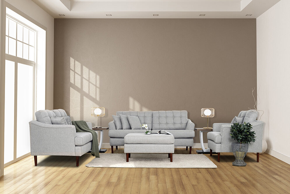 Summer Sofa Set With Ottoman | Sofa Dubai | Sofa