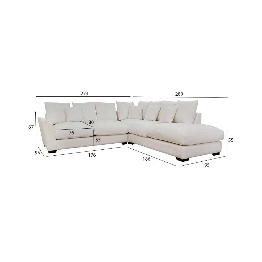 Buy Longbeach Corner Sofa | The Home UAE