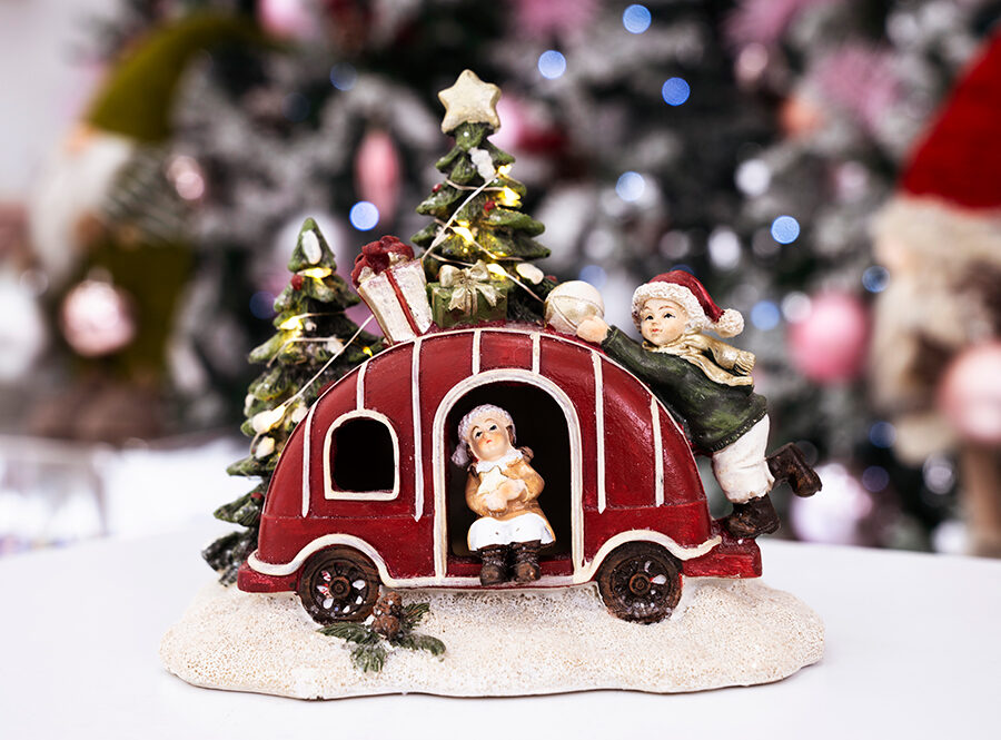 Christmas Caravan Decor-Red | Home Decor