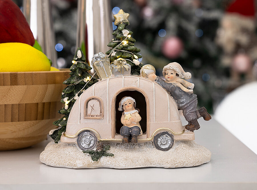 Christmas Caravan Decor-White | Home Decor