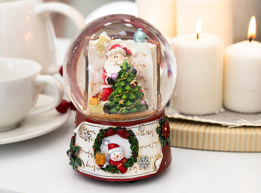 Christmas Glass Polystone Decor | Home Decor