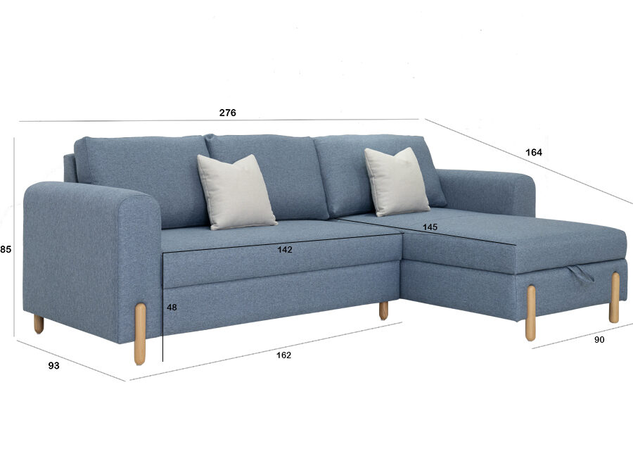 Buy Adam Corner Sofa With Storage | Sofa | Sofa Dubai