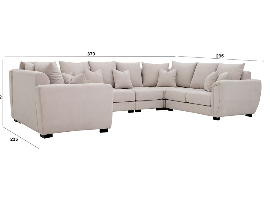 Alfa U Corner Sofa Dubai