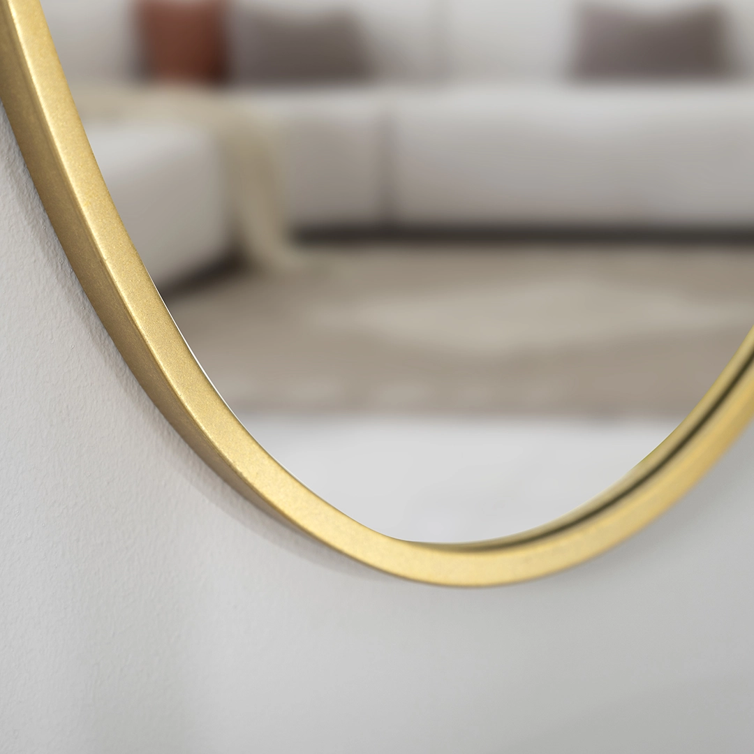 Novo metal wall mirror gold 48.5×4.5×73 cm (2) Novo metal wall mirror gold 48.5×4.5×73 cm (2)