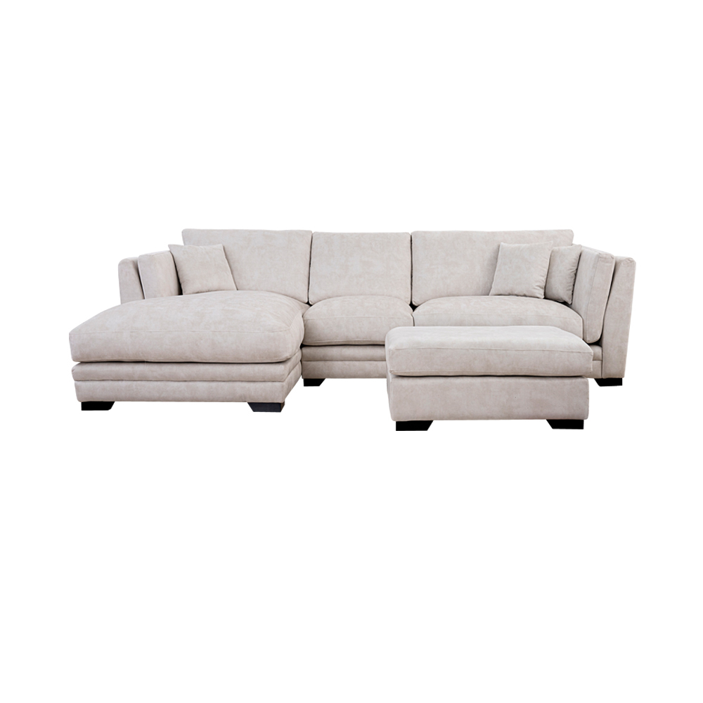 Domino Lux Corner Sofa With Ottoman - Image 4
