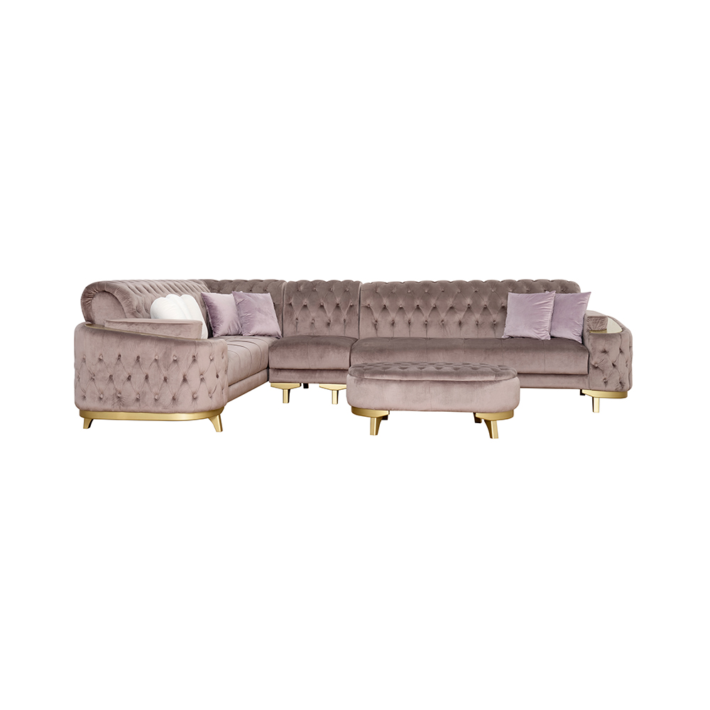 Pivot Corner Sofa With Ottoman - Image 5