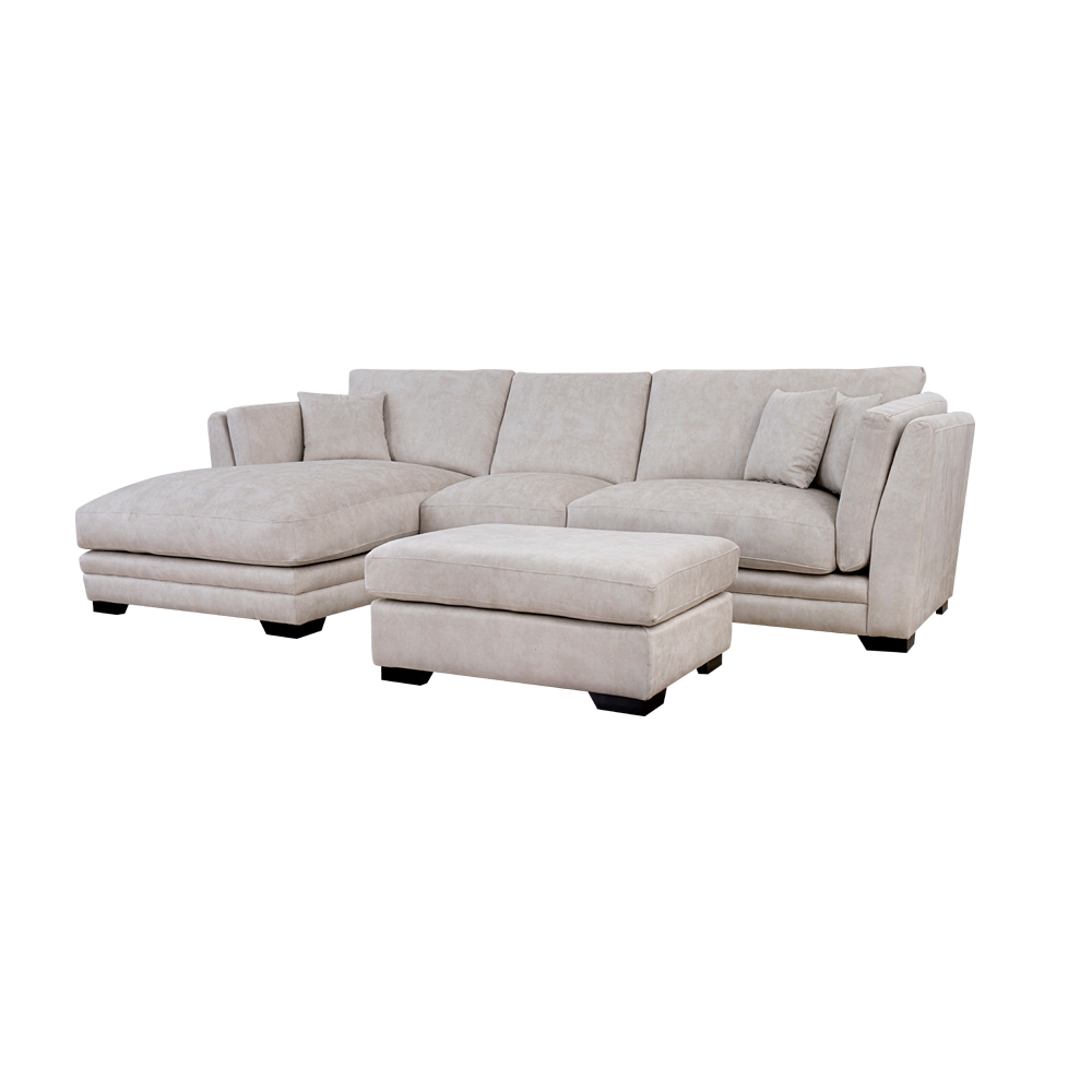 Domino Lux Corner Sofa With Ottoman