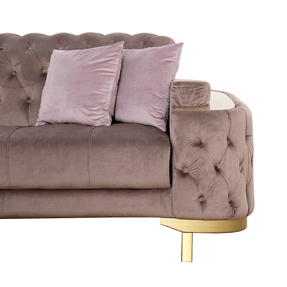 Pivot Corner Sofa With Ottoman - Image 2