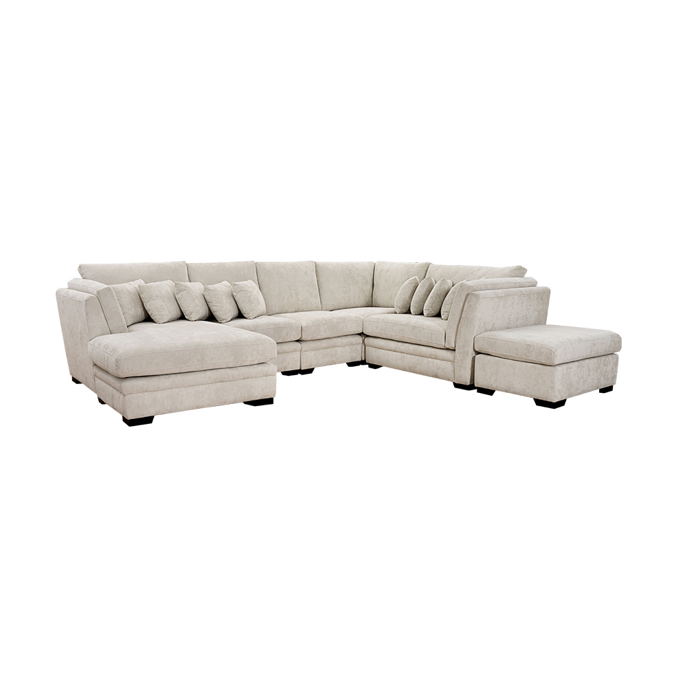 Domino Corner Sofa With Ottoman
