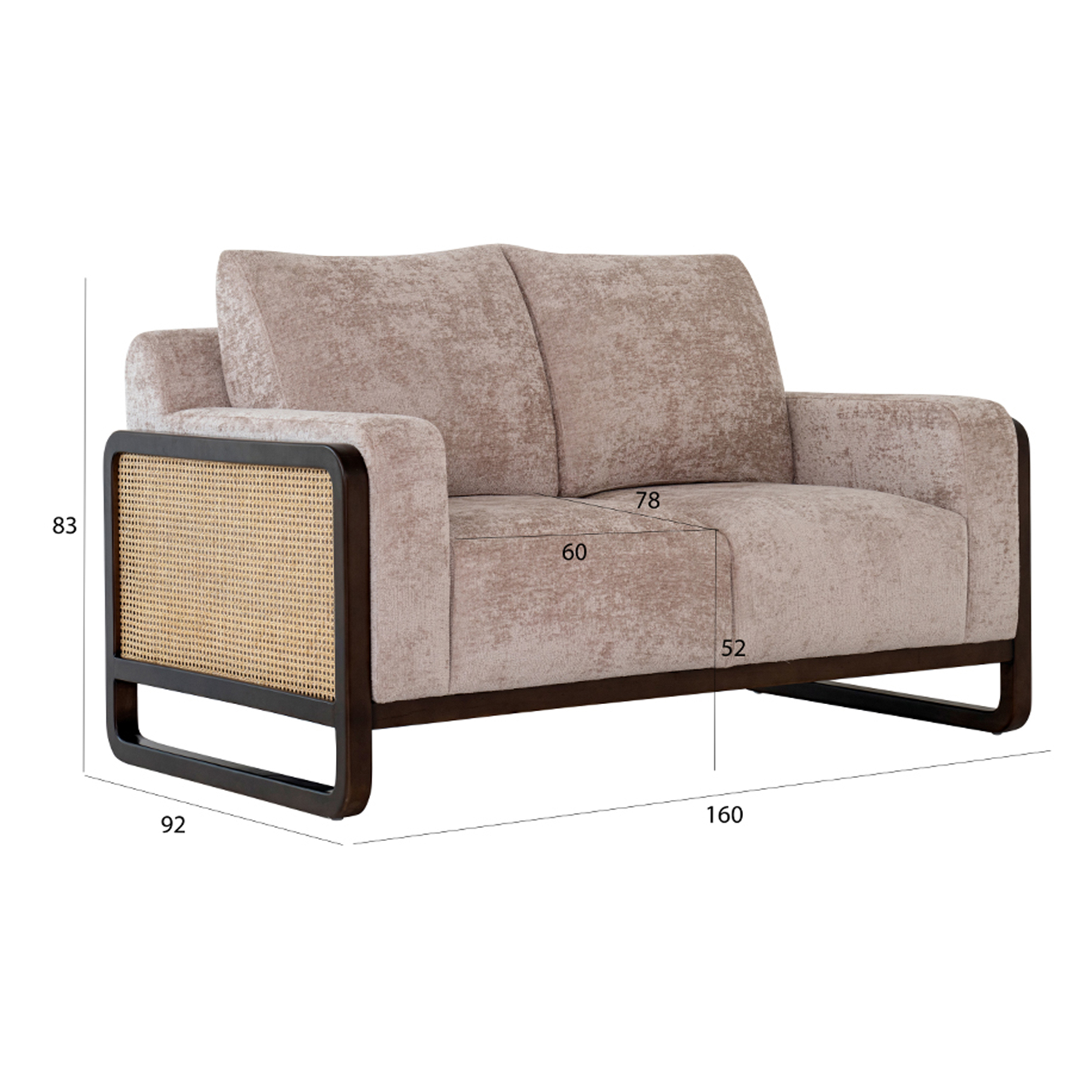 Bayu 2 Seater Sofa - Image 2