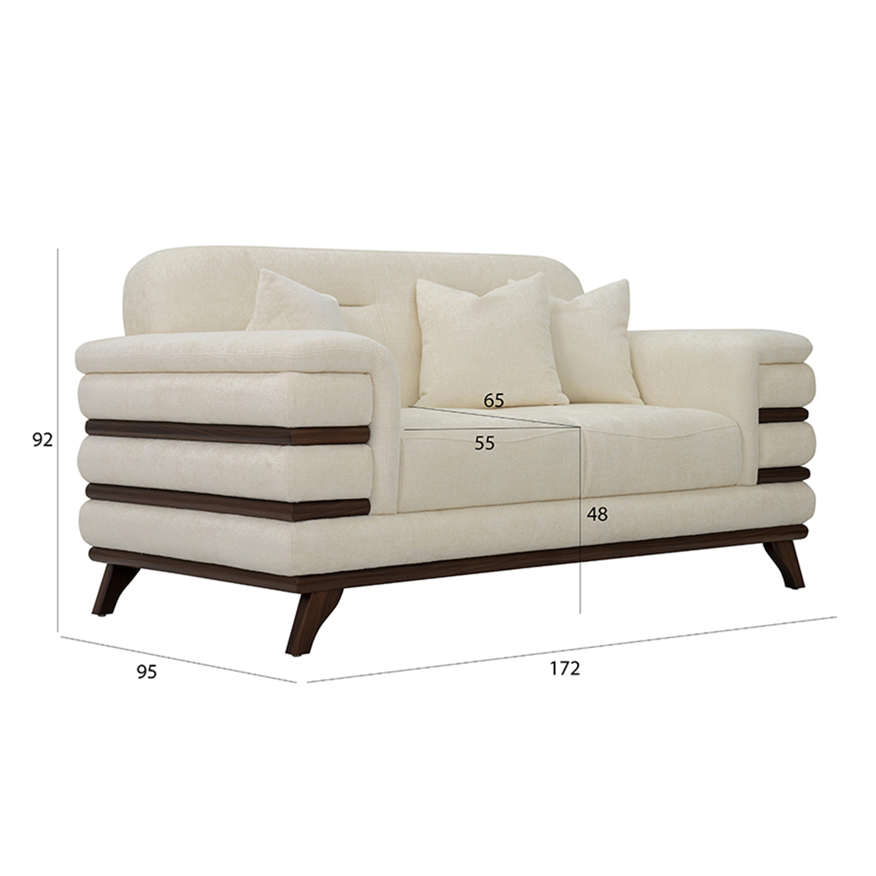 Leipzig 2 Seater Sofa - Image 2