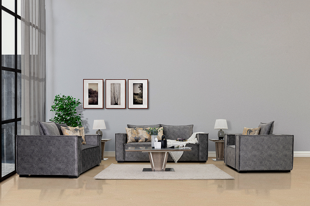 Cube Sofa Set with Wireless Charger