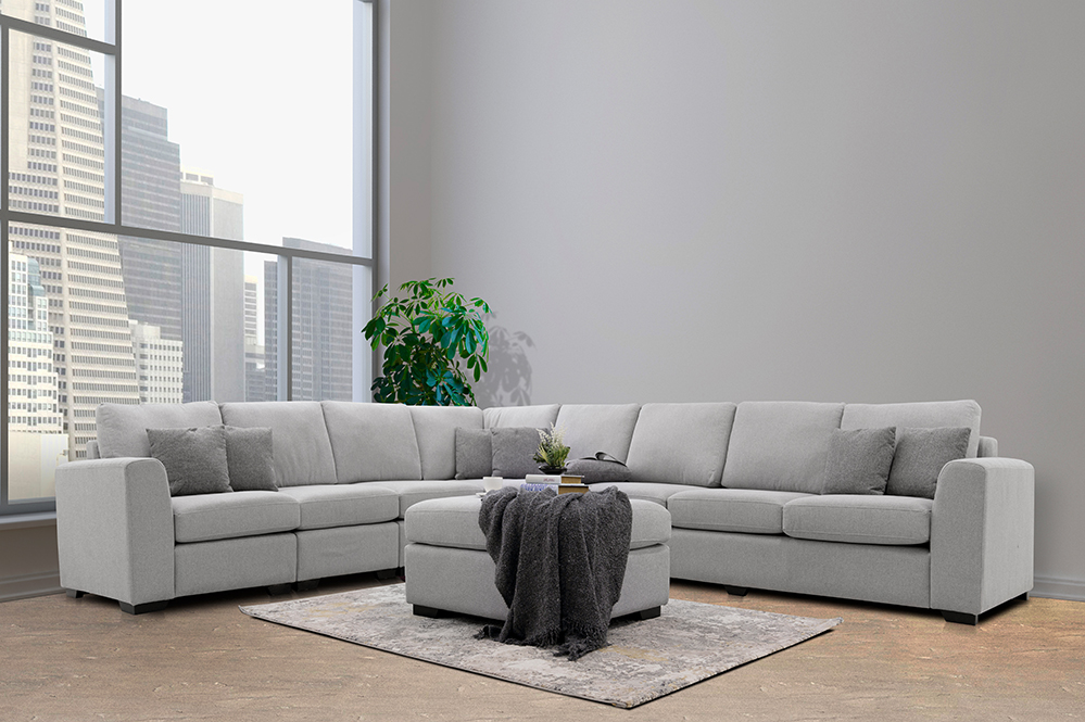 Spencer Corner Sofa With Ottoman