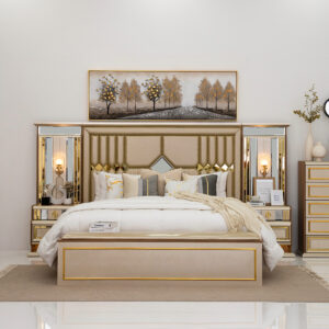 Anker 9-Piece King Bedroom Set-180*200 cm