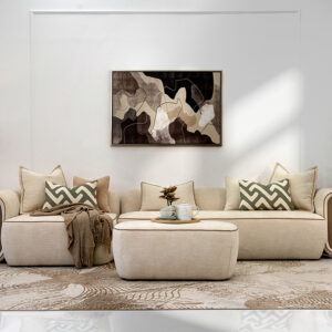 Azzura Corner Sofa With Ottoman