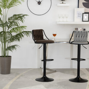 Tarco Bar Chair-Dark Brown