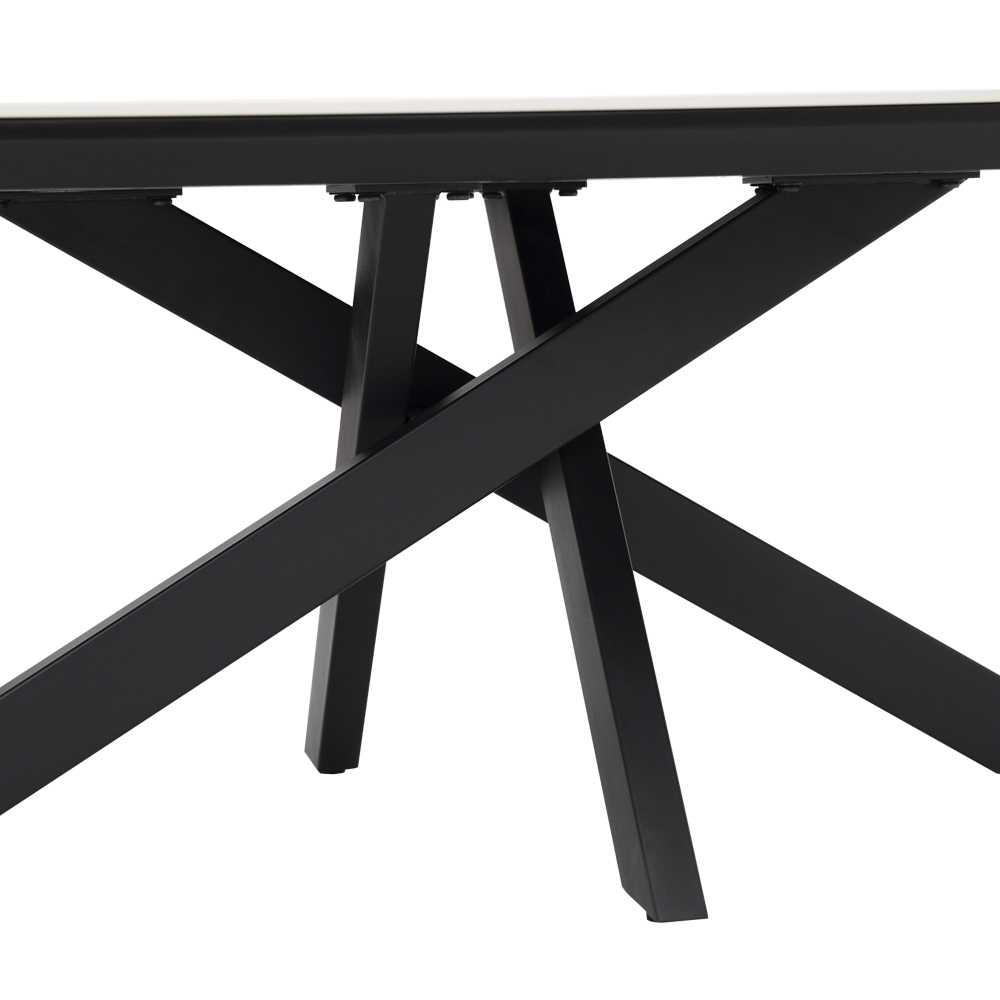 Florence Coffee Table-White/Black - Image 4