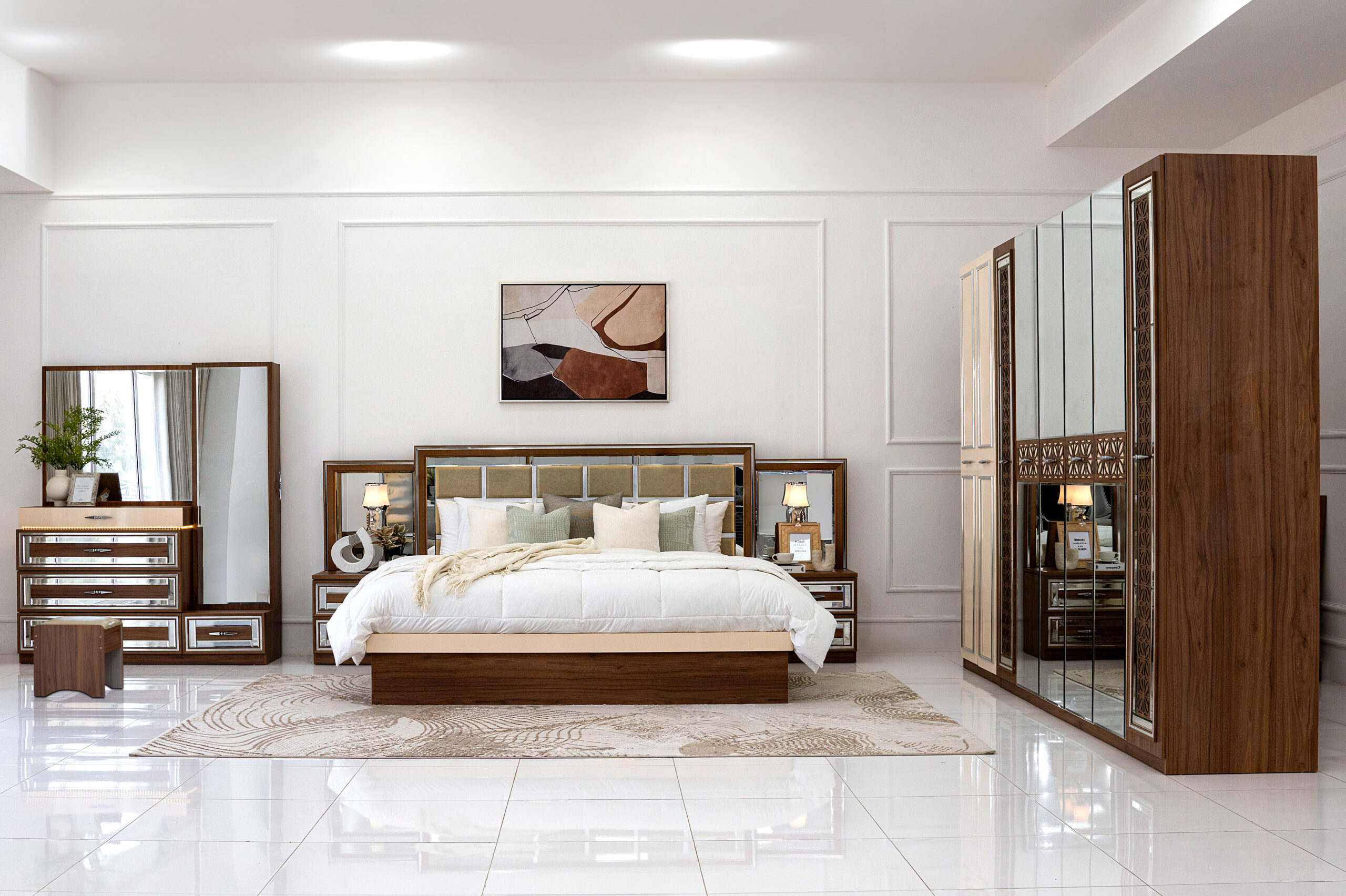 Hera 6 pcs Bedroom Set With Hydraulic Storage