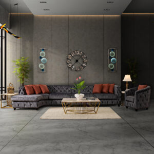 Knole Corner Sofa With Arm Chair