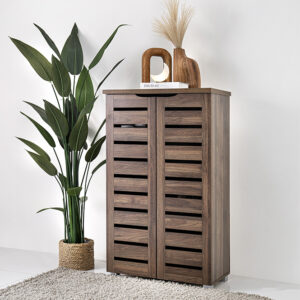 Mia Shoe Cabinet-Dark Oak