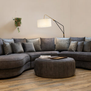 Palm Corner Sofa With Ottoman