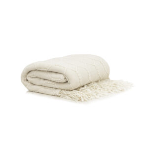Raha Throw-White