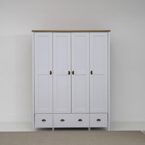 Safari 4 Door Wardrobe