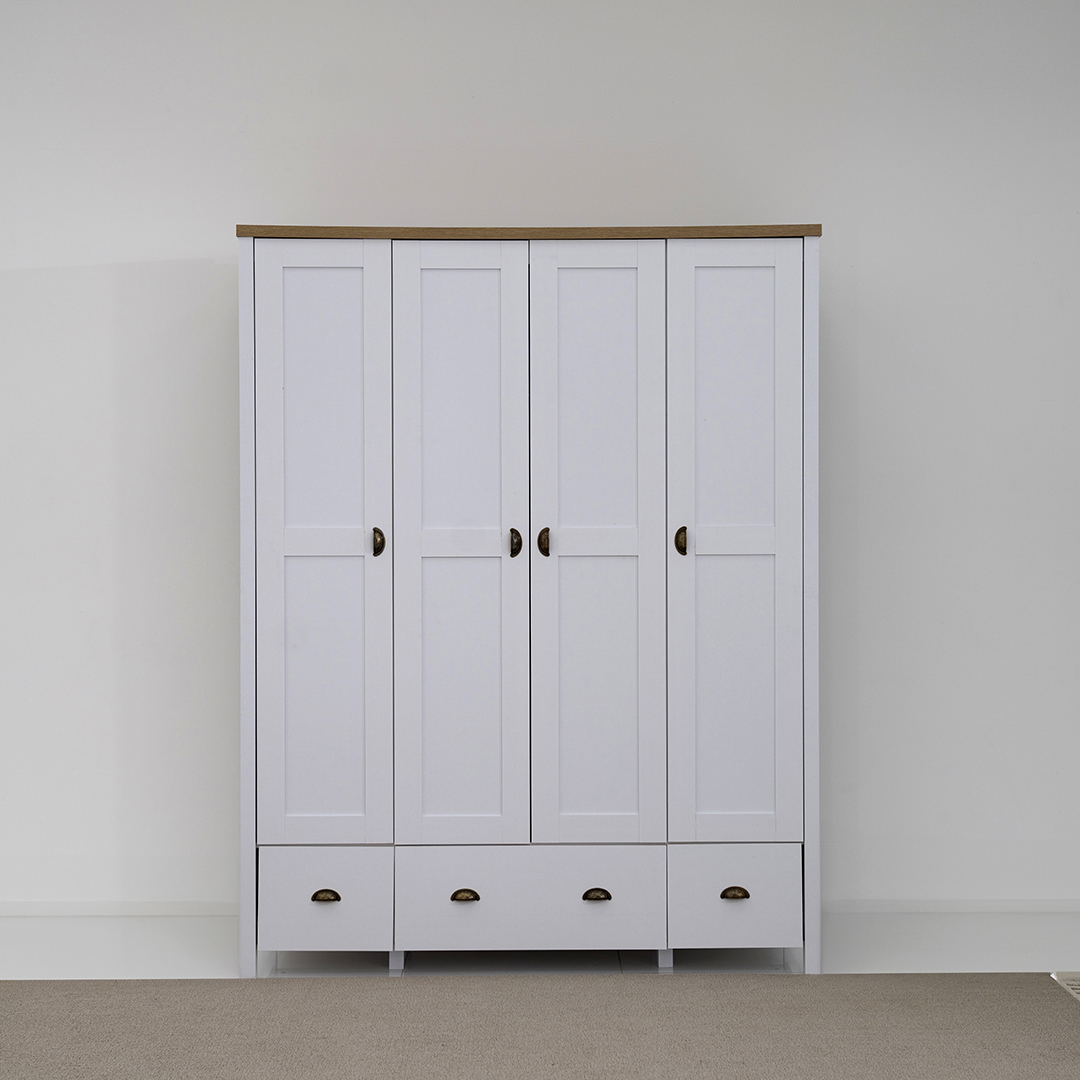 Safari 4 Door Wardrobe
