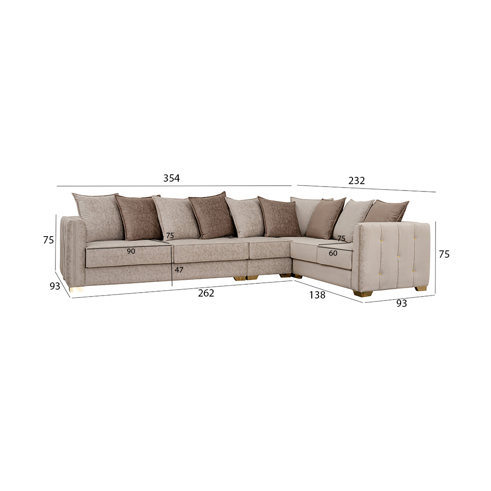 Lucca Corner Sofa - Image 2