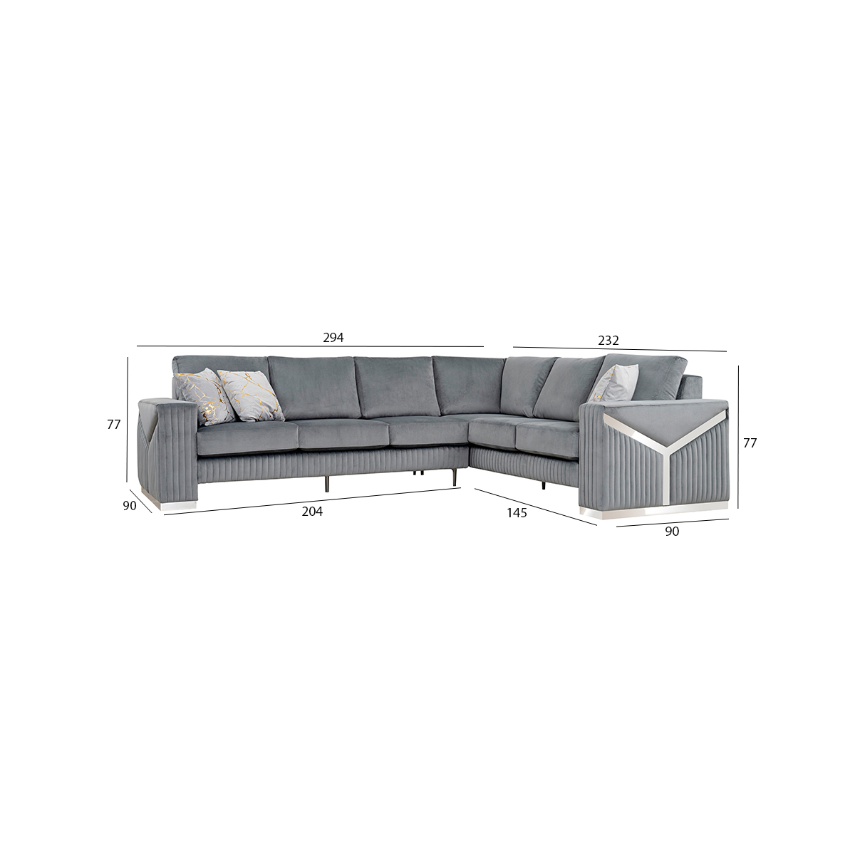 Zurich Corner Sofa - Image 4