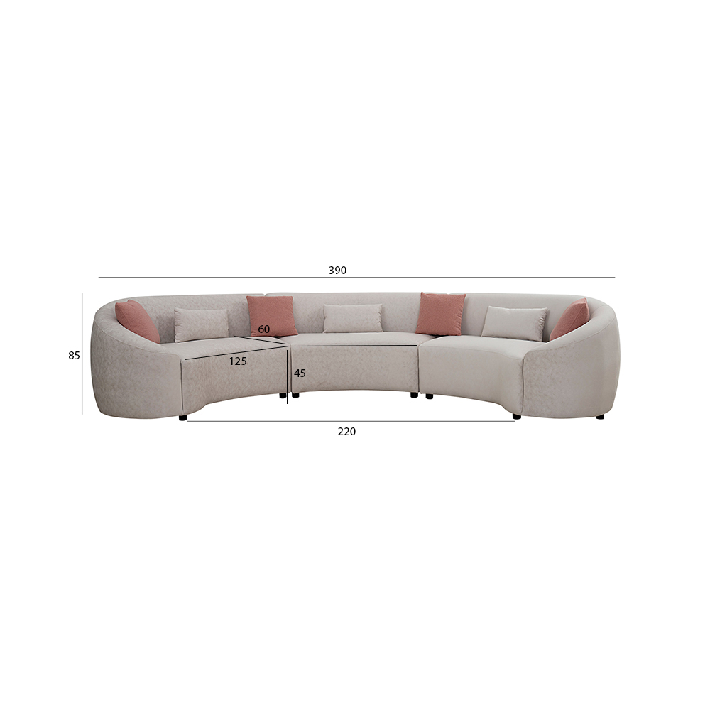 Amna Corner Sofa - Image 2
