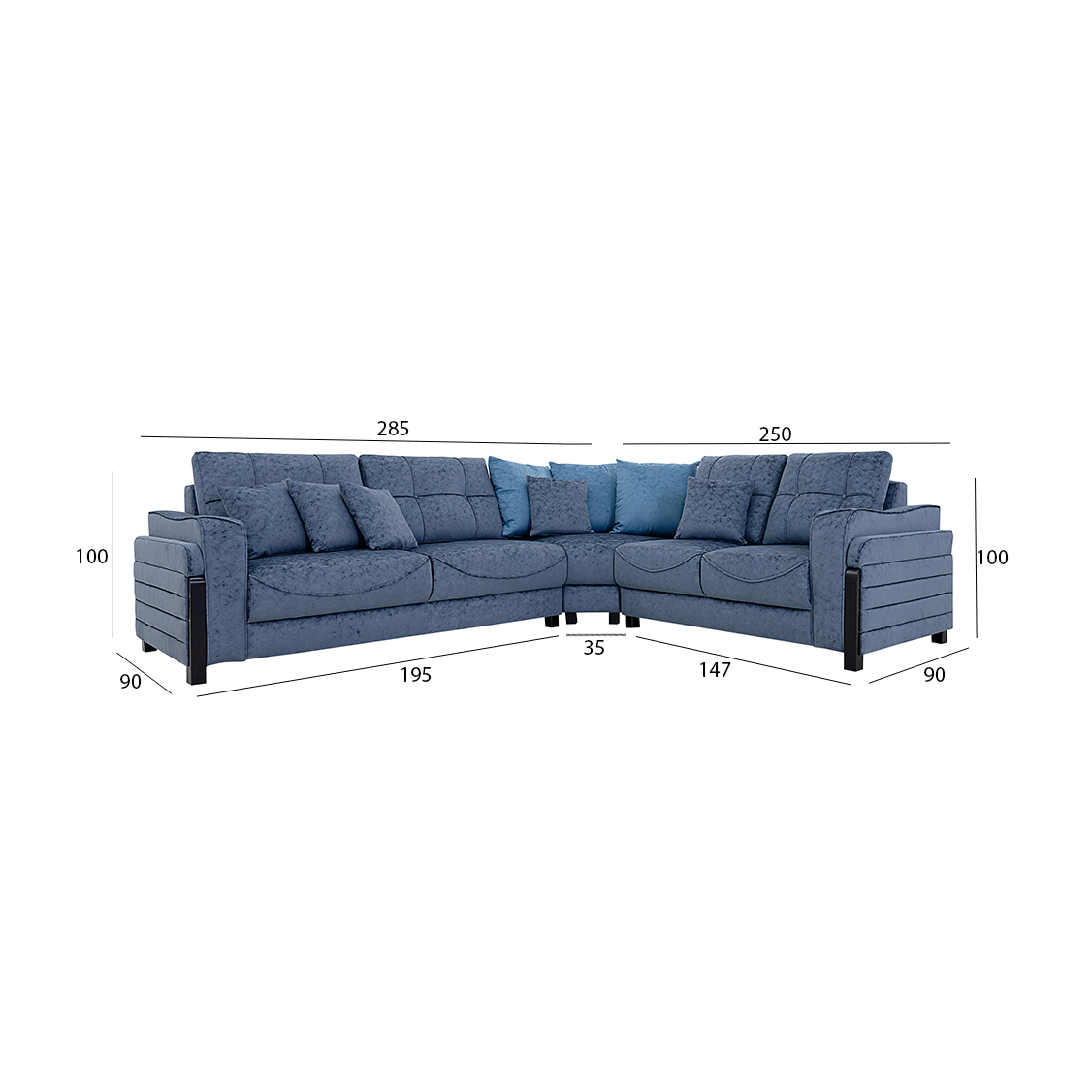 Avillo Corner Sofa - Image 2