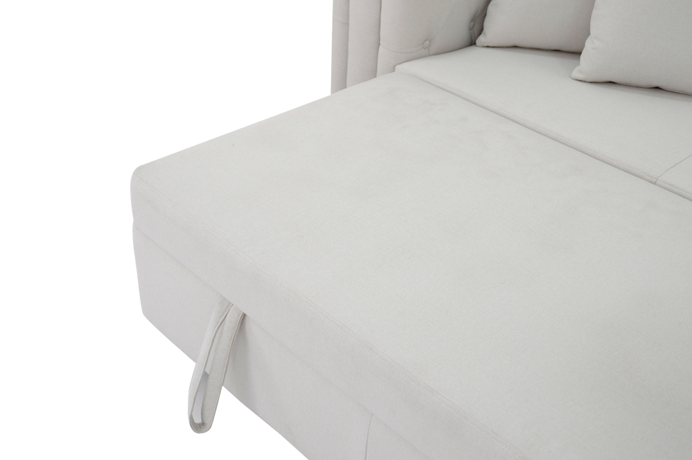 Cover 3-Seater Sofa Bed With Storage - Image 6