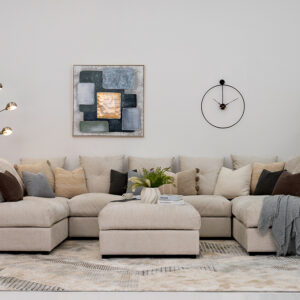 Elise Corner Sofa with Ottoman