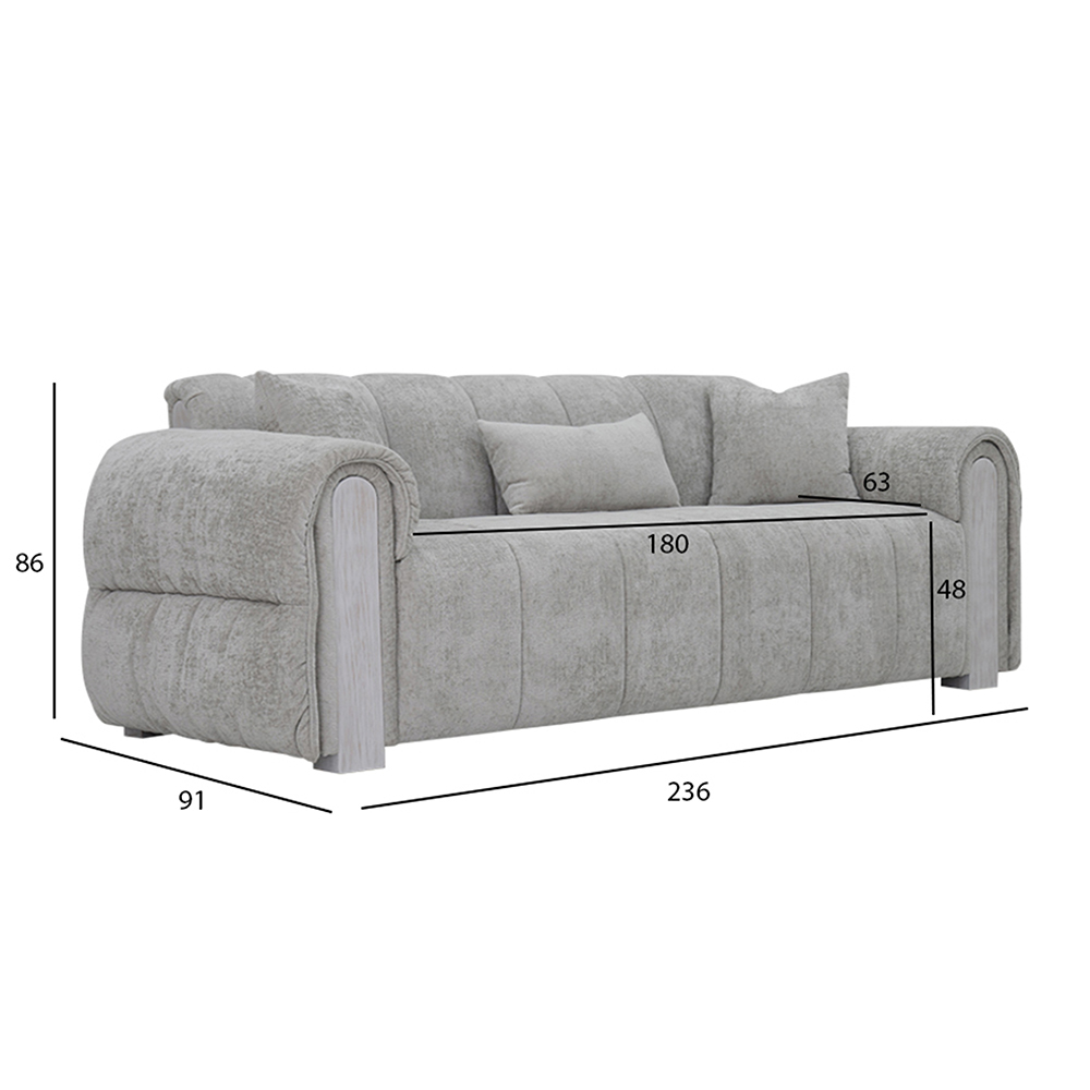 Dario 3 Seater Sofa - Image 2
