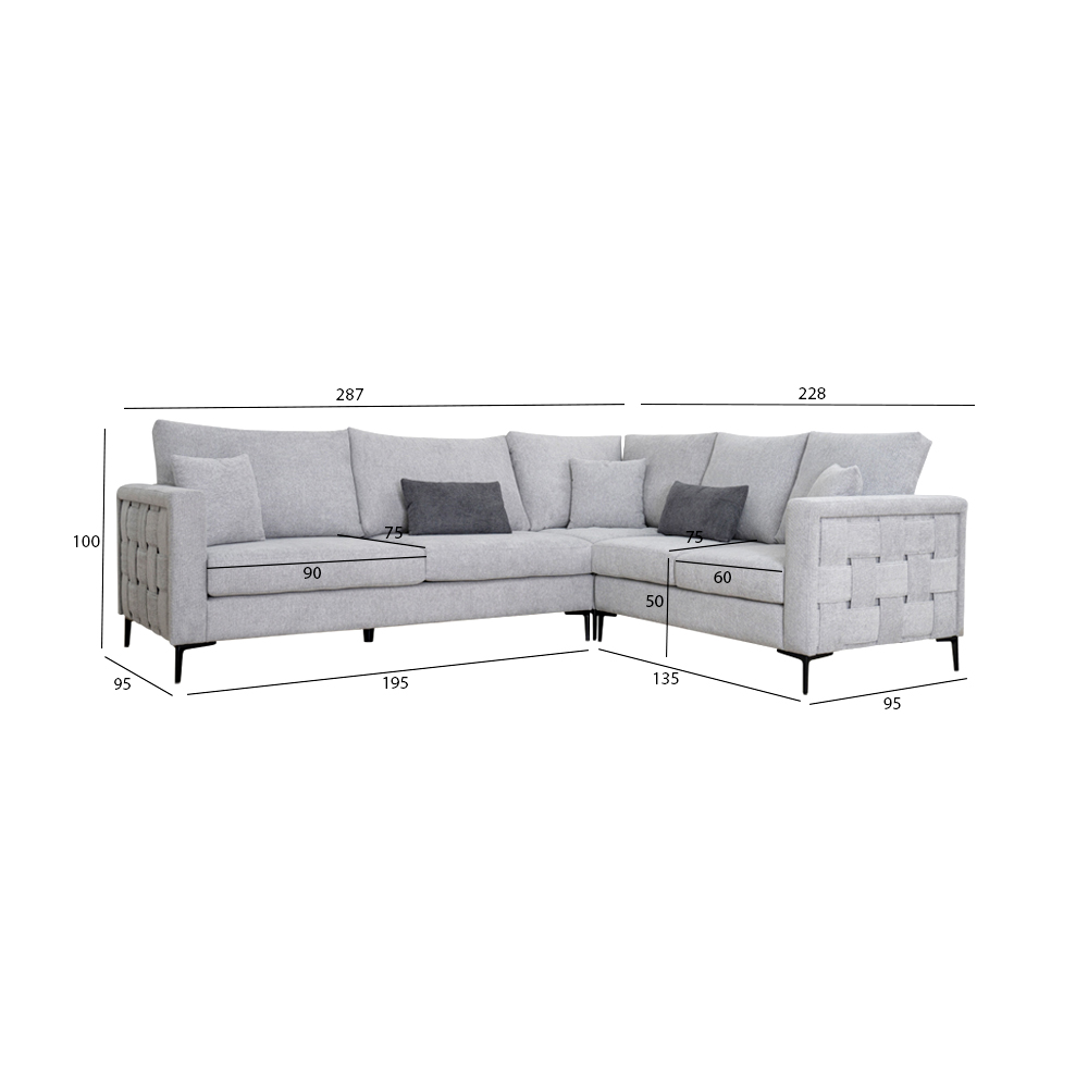 Francine Corner Sofa - Image 2