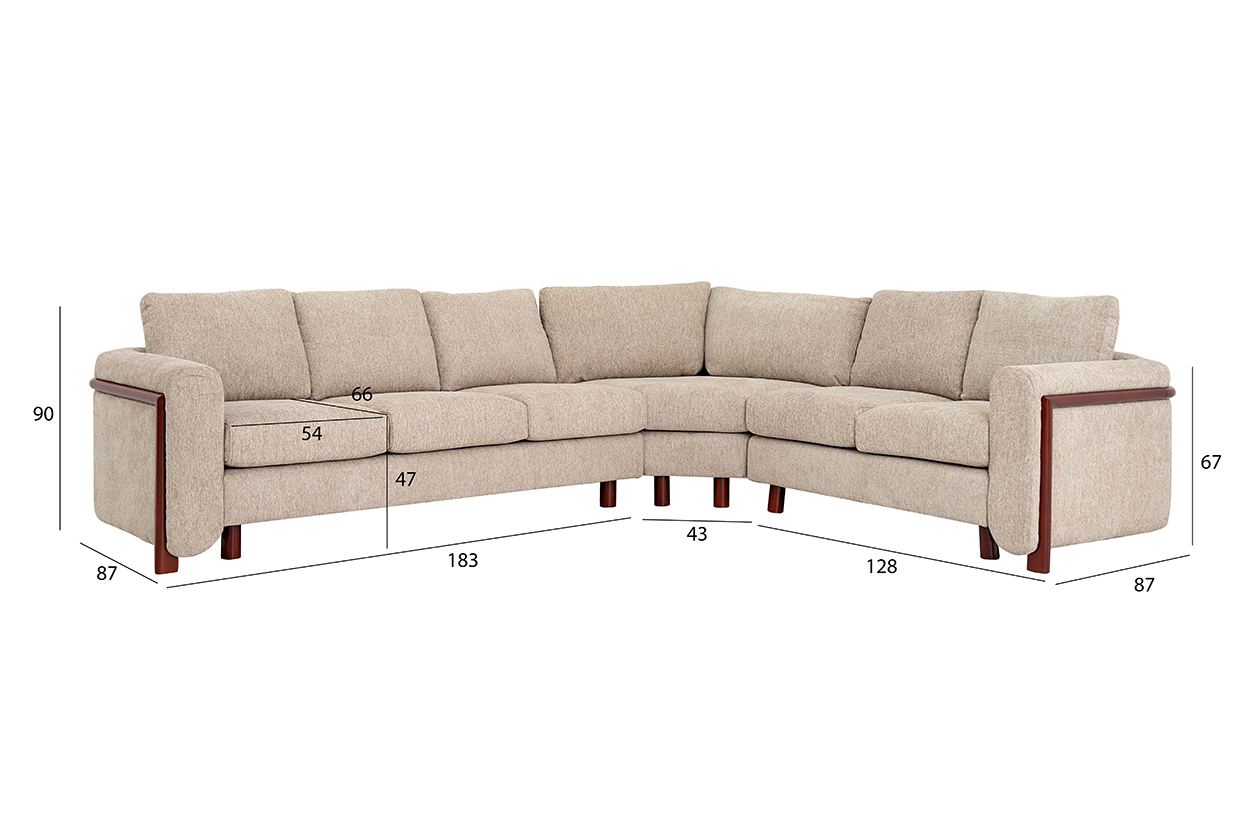 Gaston Corner Sofa - Image 2