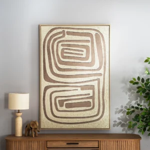 Elm framed canvas wall art 82.6×4.3×122.6cm