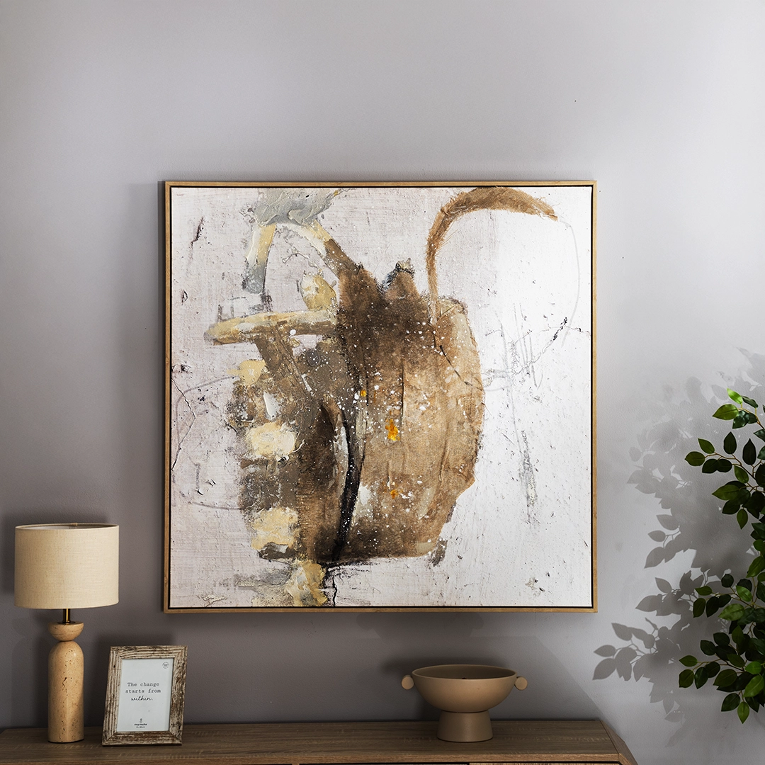 Elm framed canvas wall art 102.6×4.3×102.6cm - Image 9