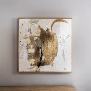 Elm framed canvas wall art 102.6×4.3×102.6cm