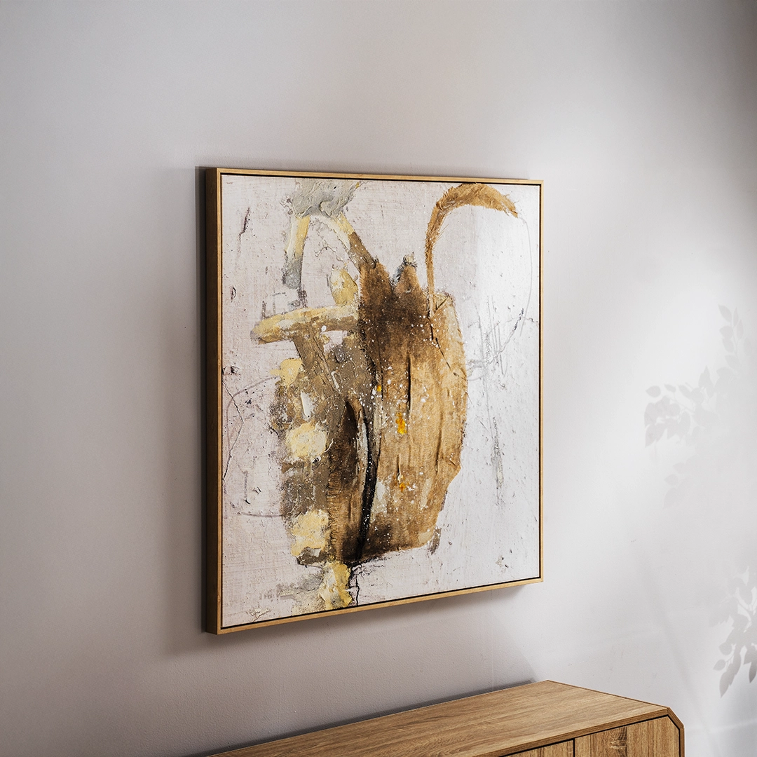 Elm framed canvas wall art 102.6×4.3×102.6cm - Image 4