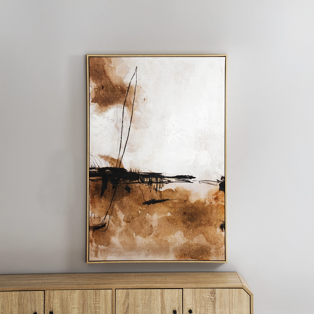 Elm framed canvas wall art 82.6×4.3×122.6cm