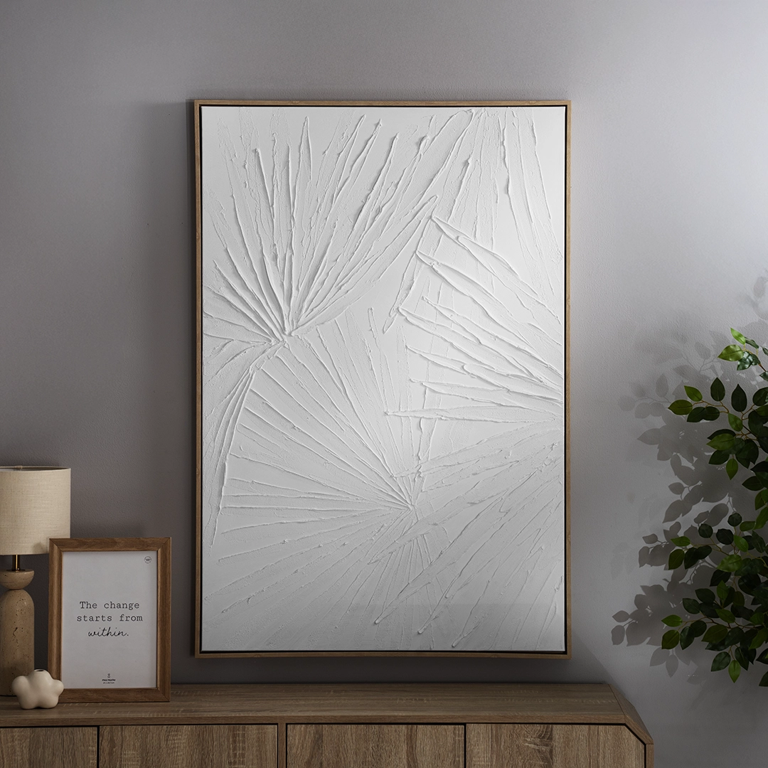 Elm framed canvas wall art 82.6×4.3×122.6cm