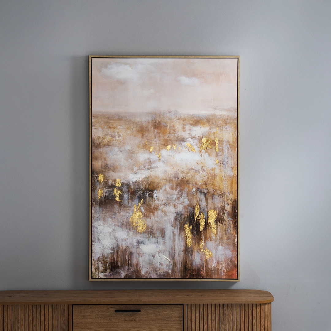 Elm framed canvas wall art 82.6×4.3×122.6cm