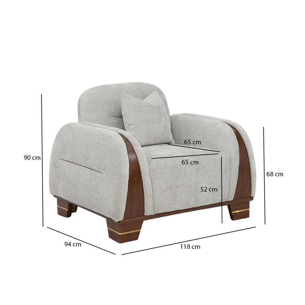 Alara Single Seater Sofa - Image 2
