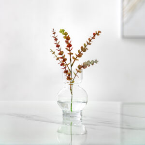 Atlas Clear glass vase 10x16cm