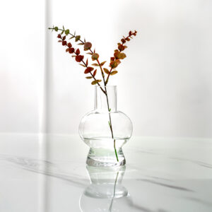 Atlas Clear glass vase 10x16cm
