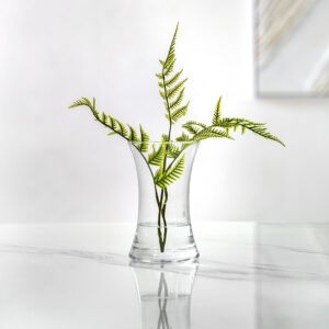 Atlas Clear glass vase 12x20cm