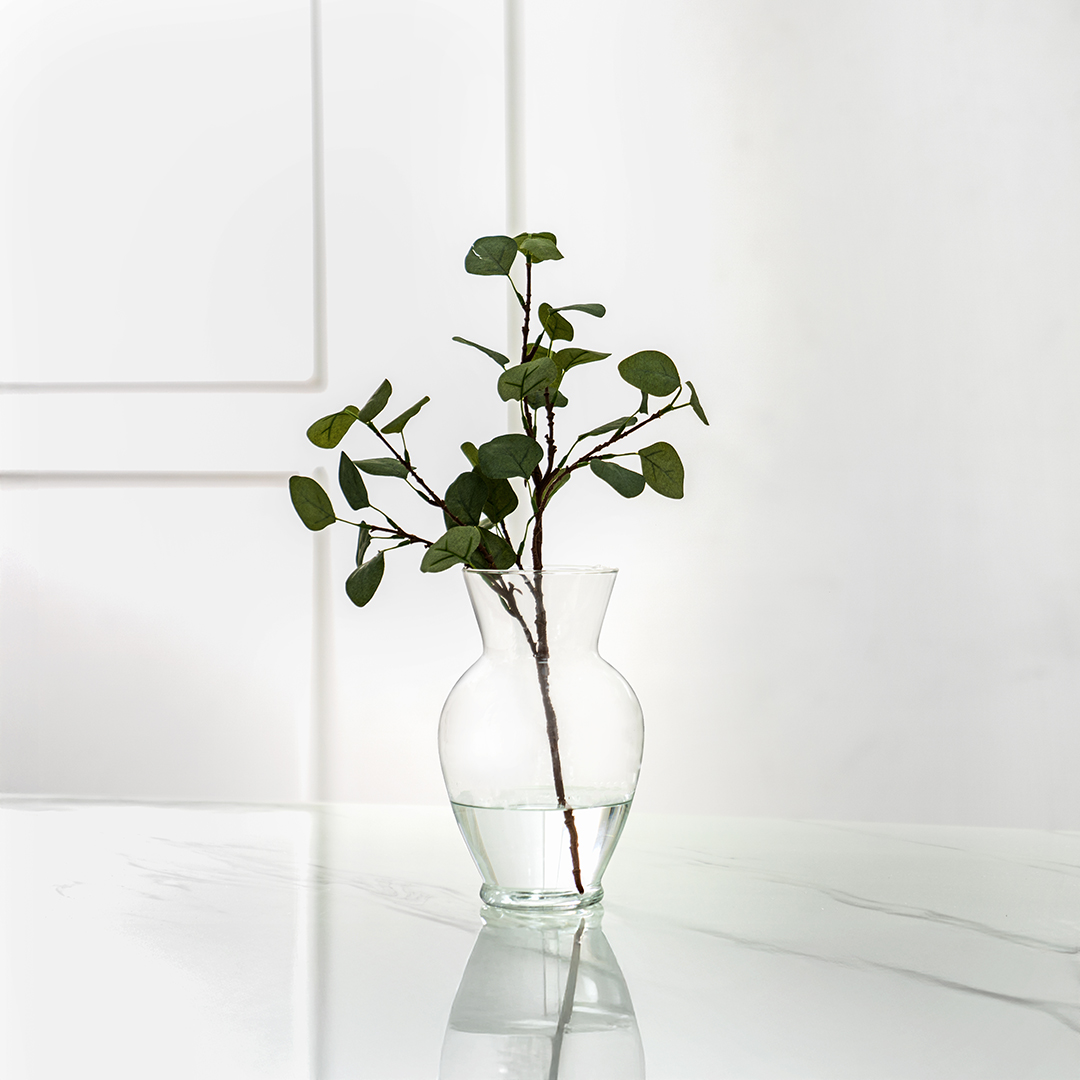 Atlas Clear glass vase 17x27cm