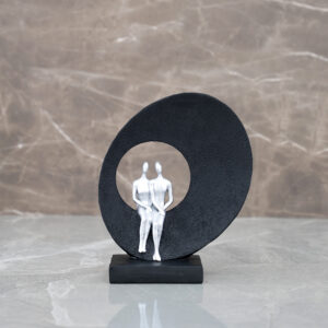 Auric Polyresin couple accent 23 x 10 x 25.5 cm